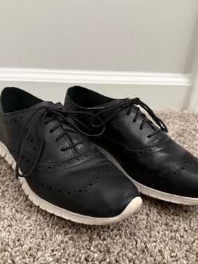 Cole Haan Black Leather Sneakers for Women 8.5 - Cole Haan Zerøgrand